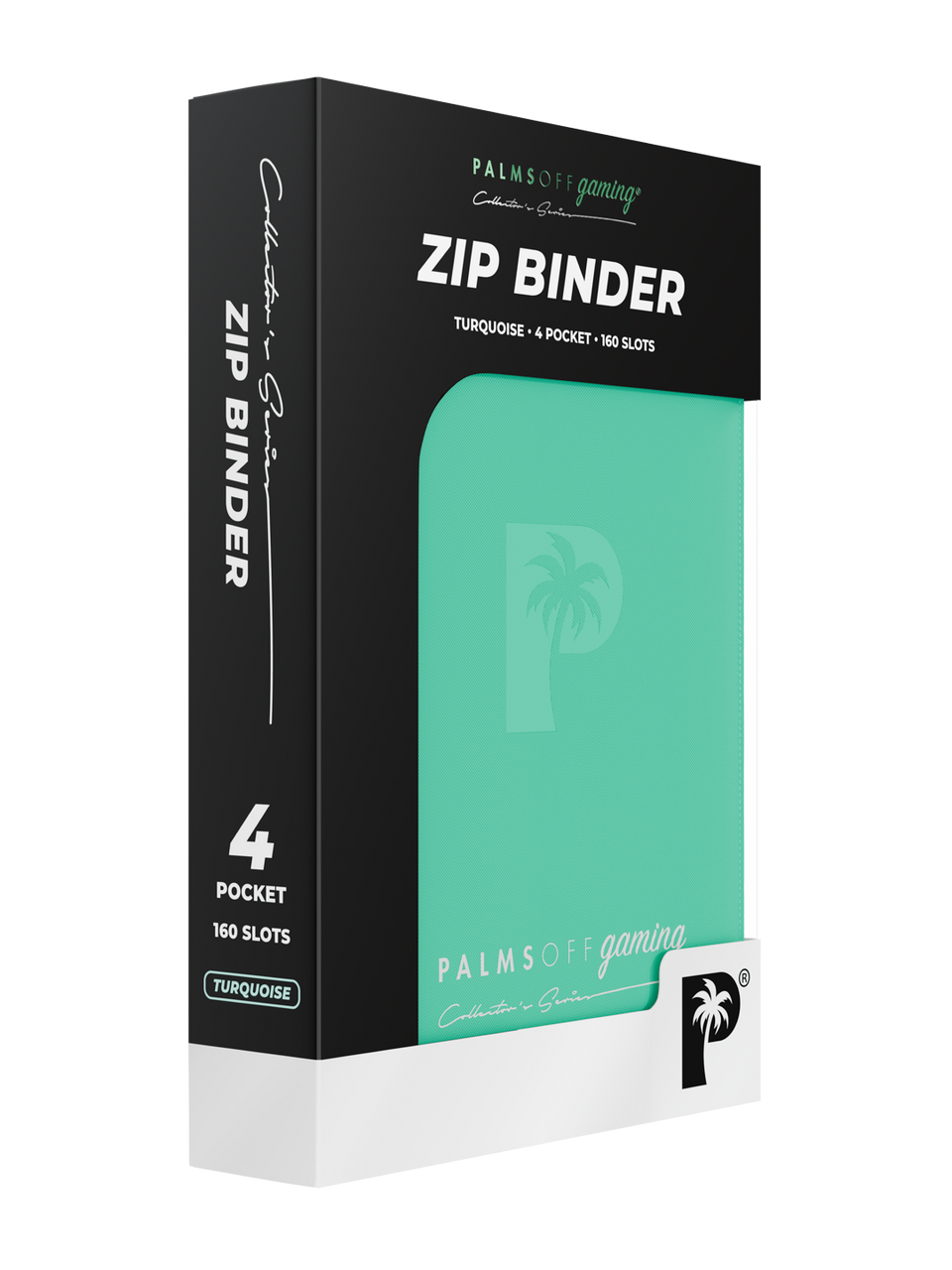 Collector's Series 4 Pocket Zip Binder - Turquoise - Packaging
