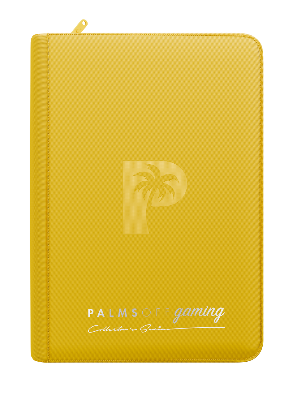 Collector's Series 4 Pocket Zip Binder - Yellow - Front View