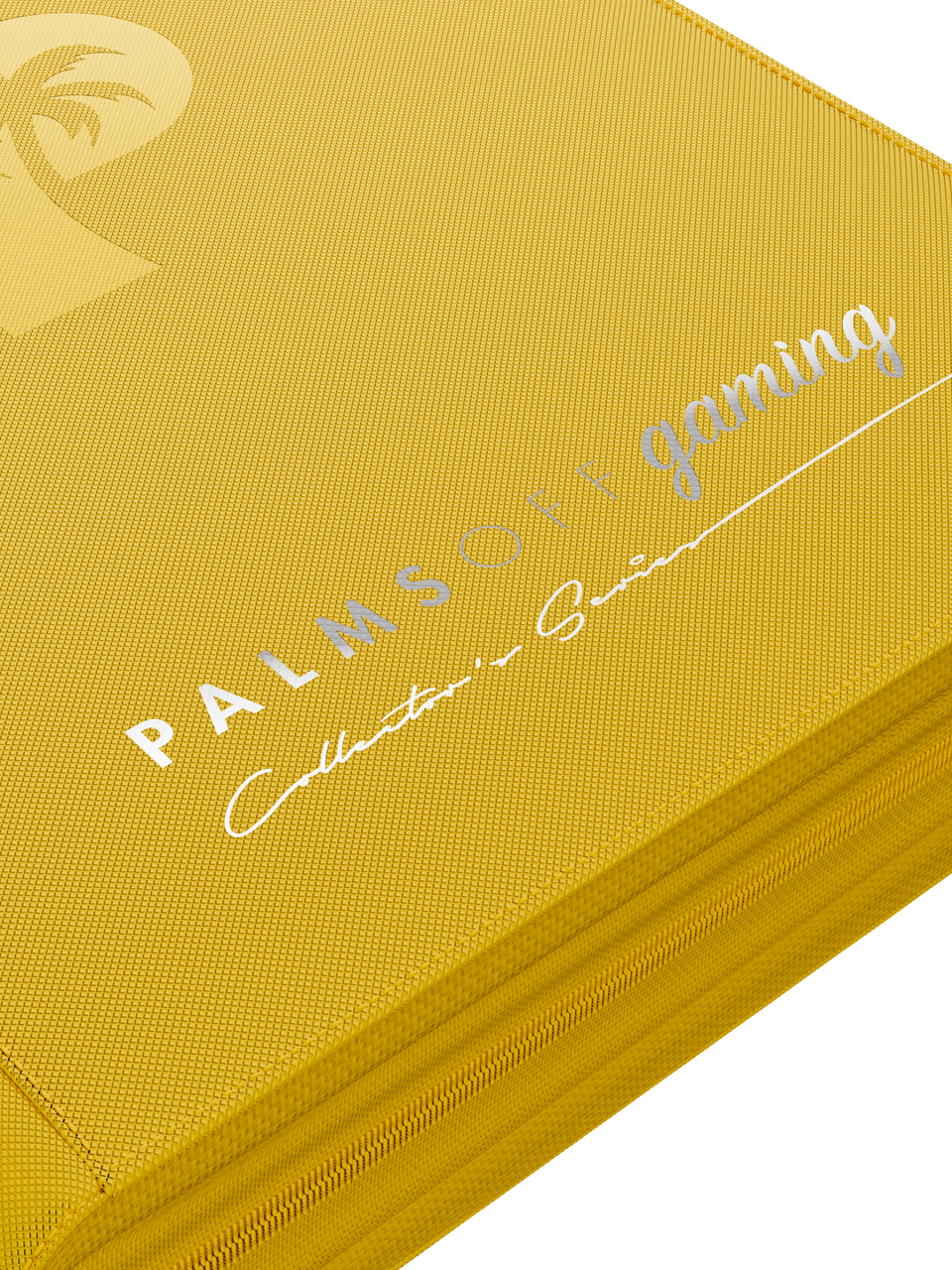 Collector's Series 4 Pocket Zip Binder - Yellow - Logo Detail