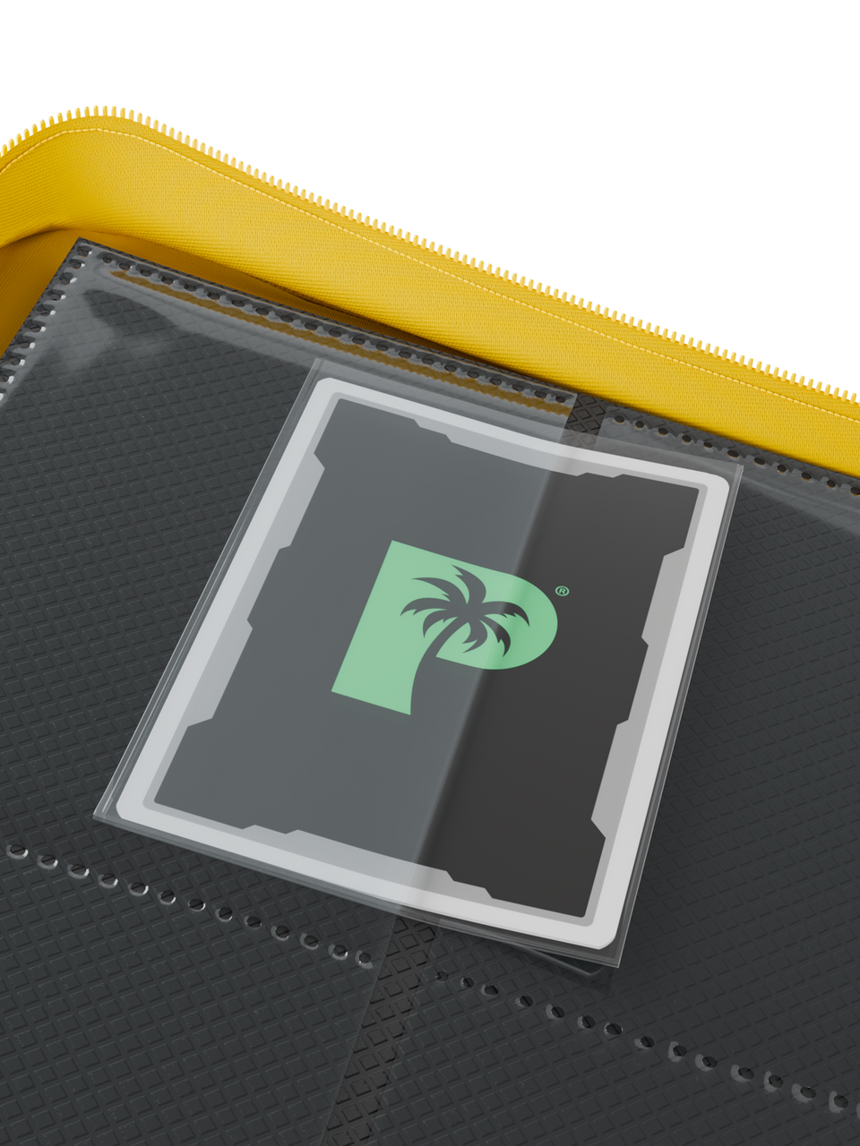Collector's Series 4 Pocket Zip Binder - Yellow - Card Pockets