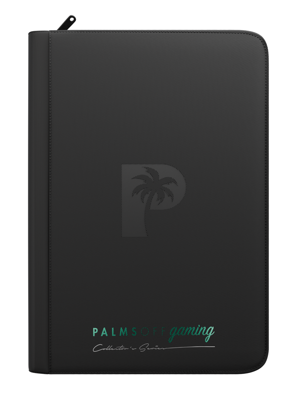 Collector's Series 9 Pocket Zip Binder - Black - Front View