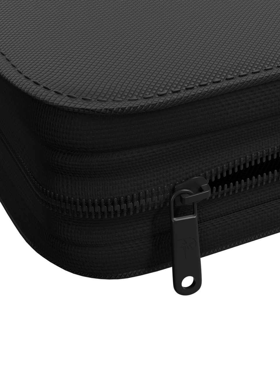 Collector's Series 9 Pocket Zip Binder - Black - Zipper Detail