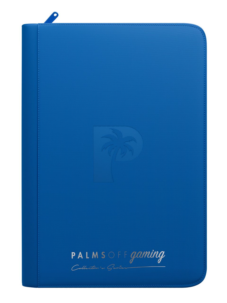 Collector's Series 9 Pocket Zip Binder - Blue - Front View