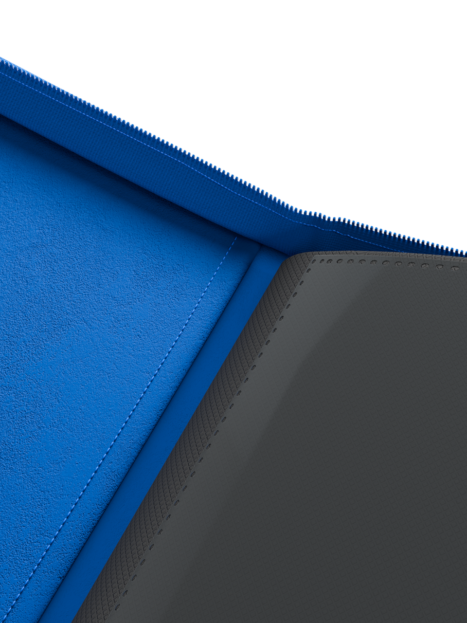 Collector's Series 9 Pocket Zip Binder - Blue - Interior