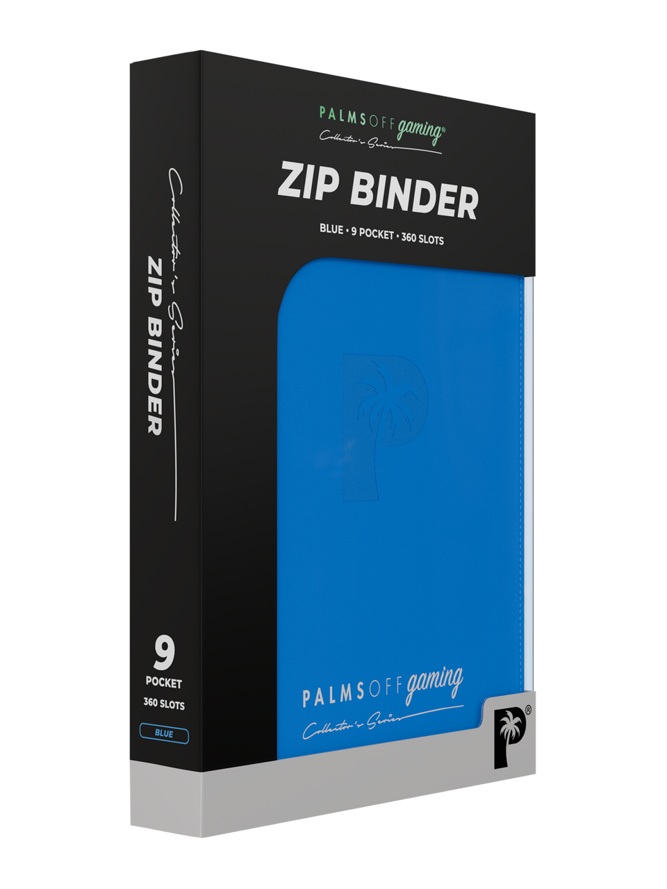 Collector's Series 9 Pocket Zip Binder - Blue - Packaging