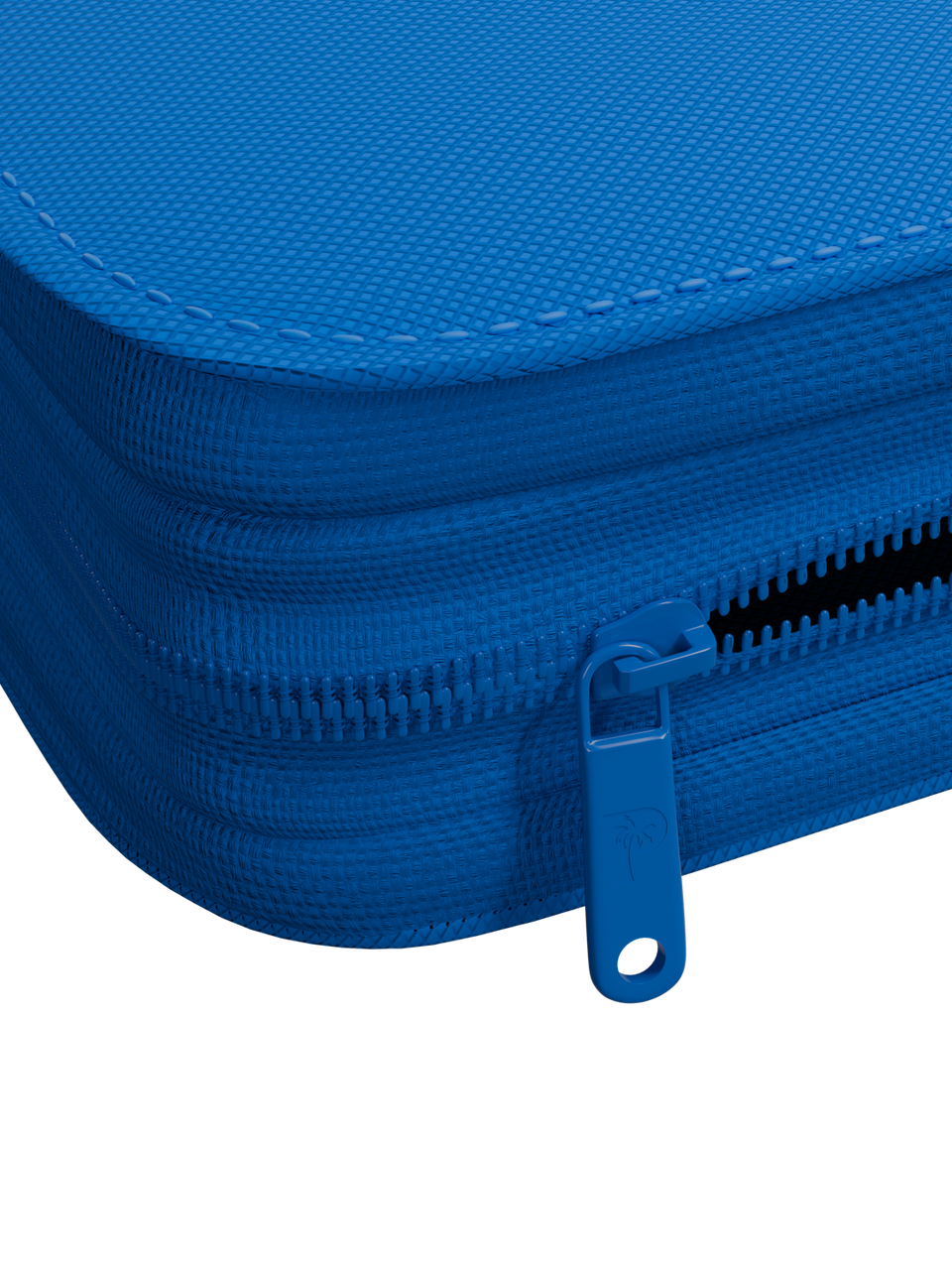 Collector's Series 9 Pocket Zip Binder - Blue - Zipper Detail