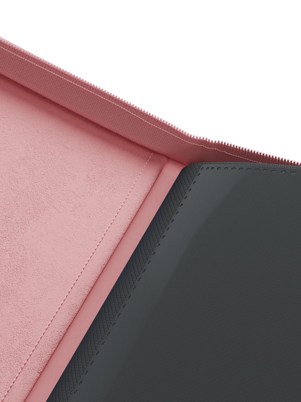 Collector's Series 9 Pocket Zip Binder - Pink - Interior