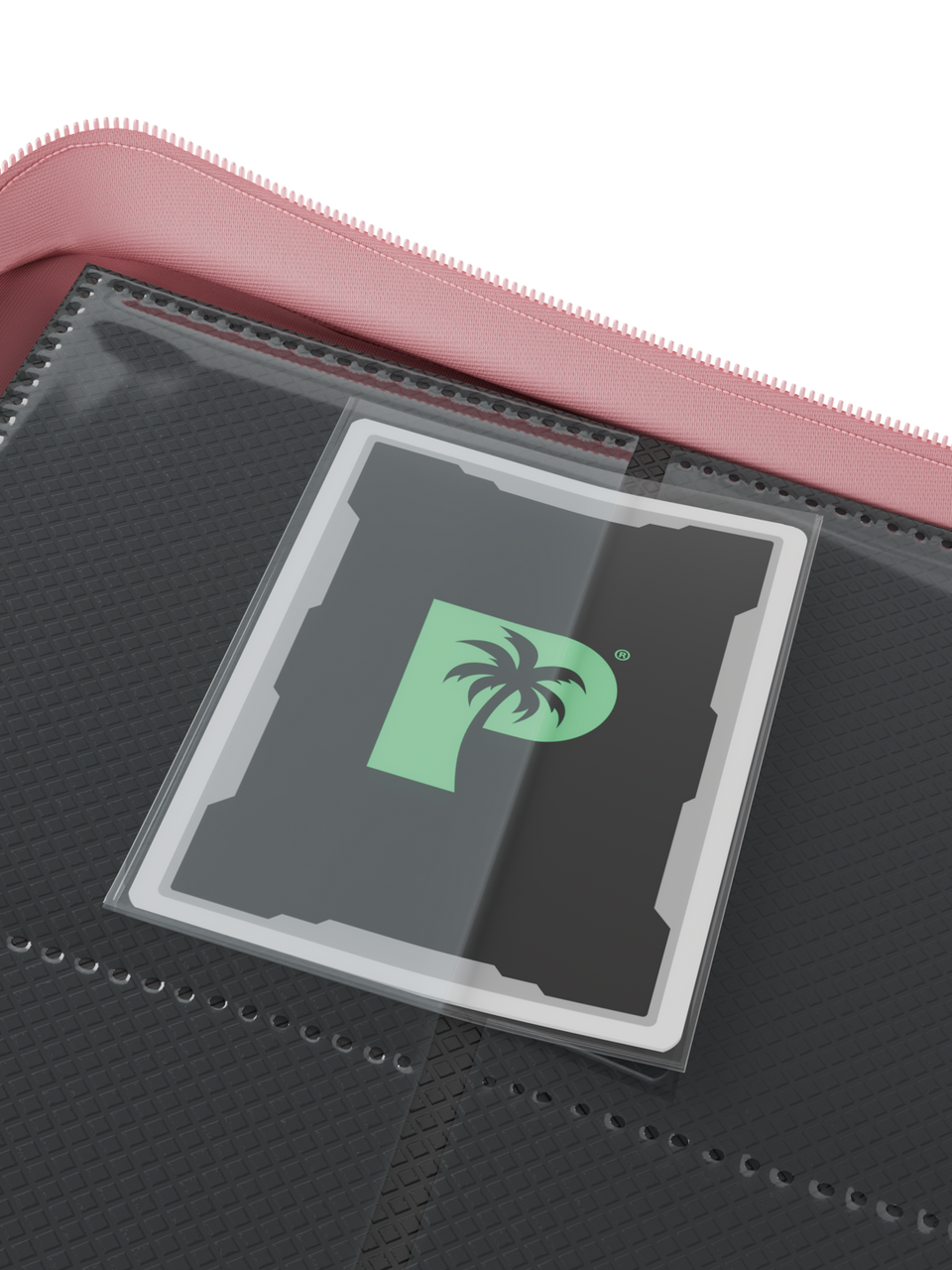 Collector's Series 9 Pocket Zip Binder - Pink - Card Pockets