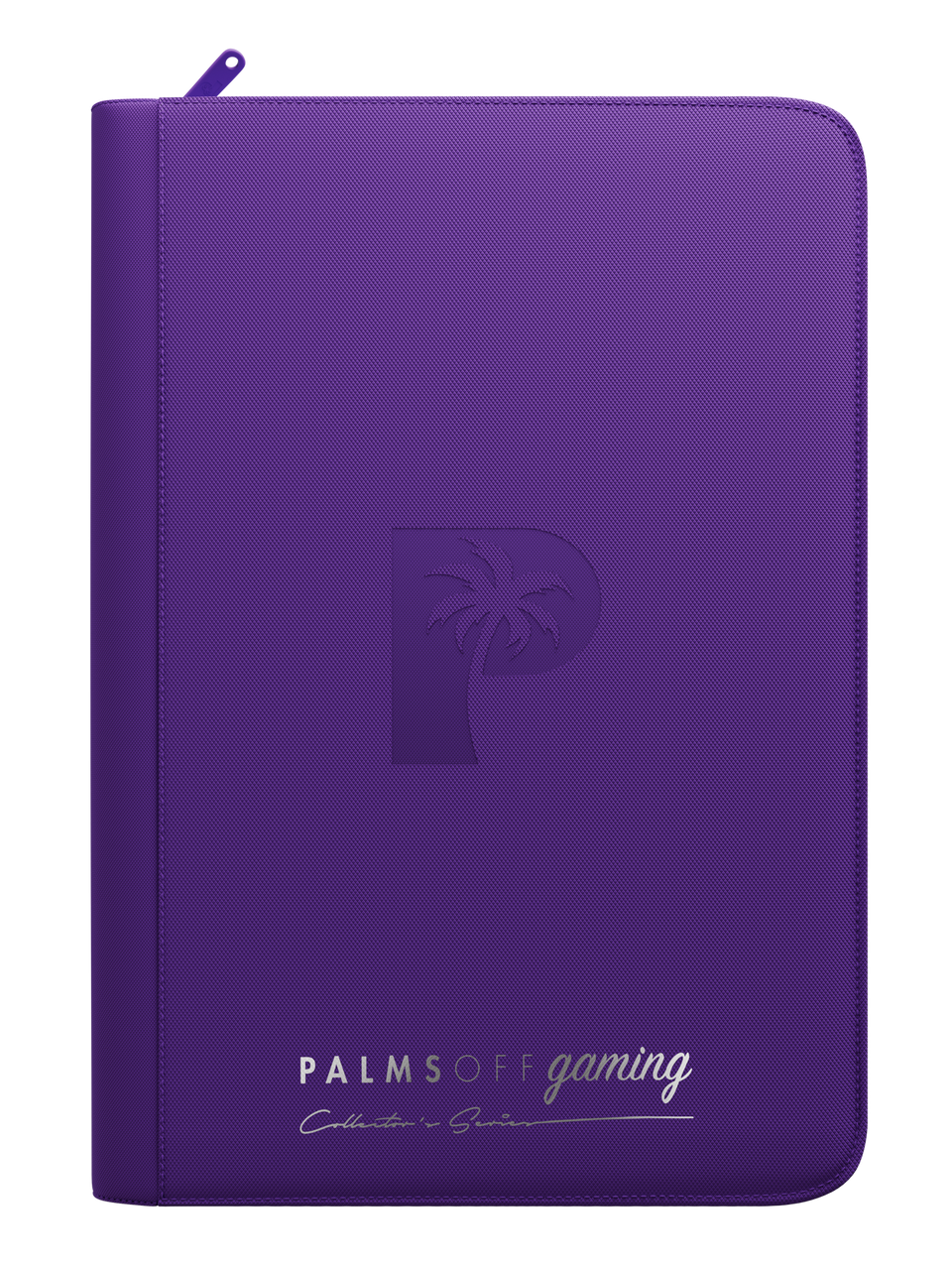 Collector's Series 9 Pocket Zip Binder - Purple - Front View