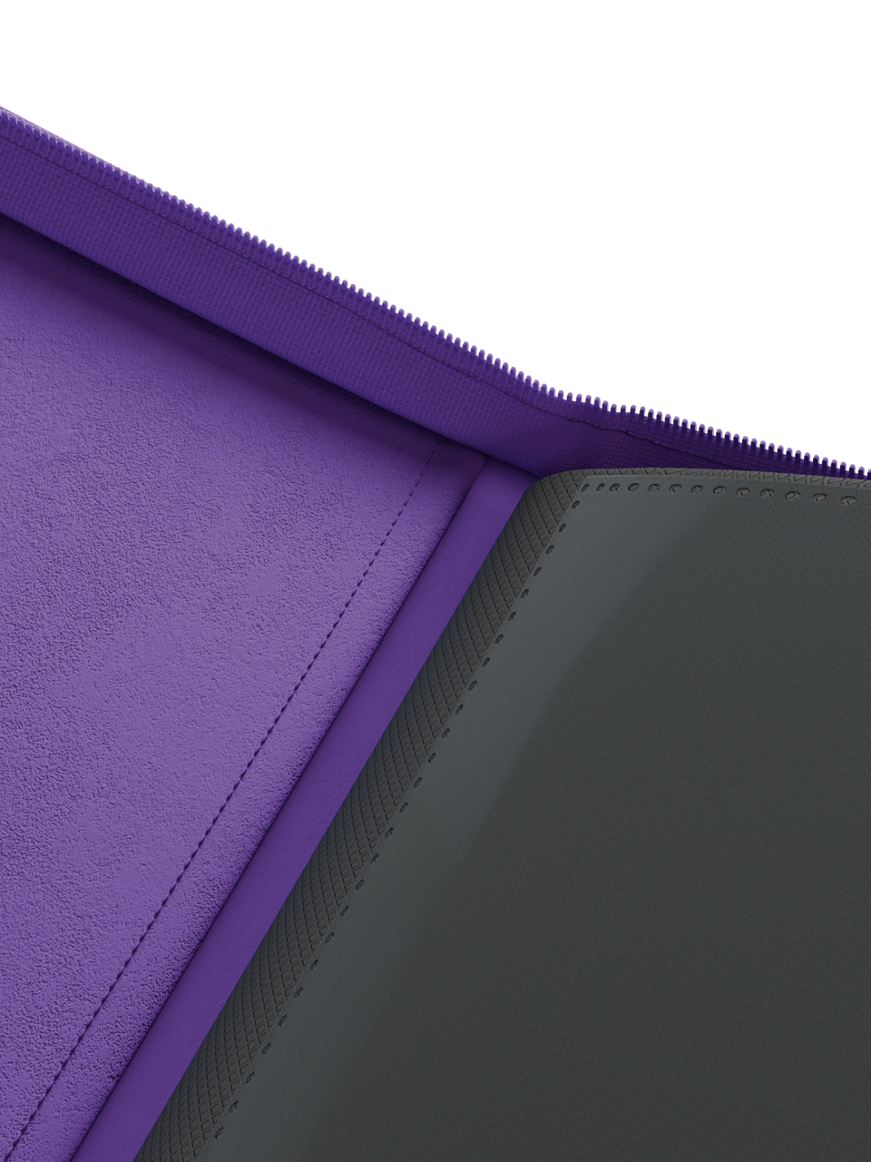 Collector's Series 9 Pocket Zip Binder - Purple - Interior