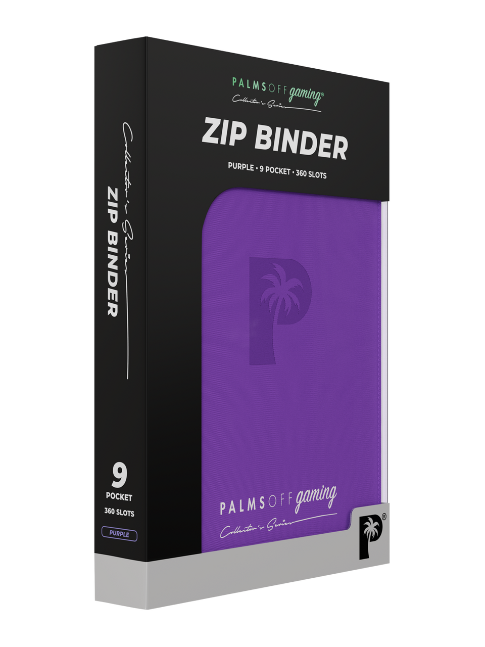 Collector's Series 9 Pocket Zip Binder - Purple - Packaging