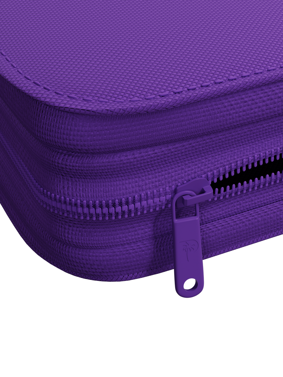 Collector's Series 9 Pocket Zip Binder - Purple - Zipper Detail