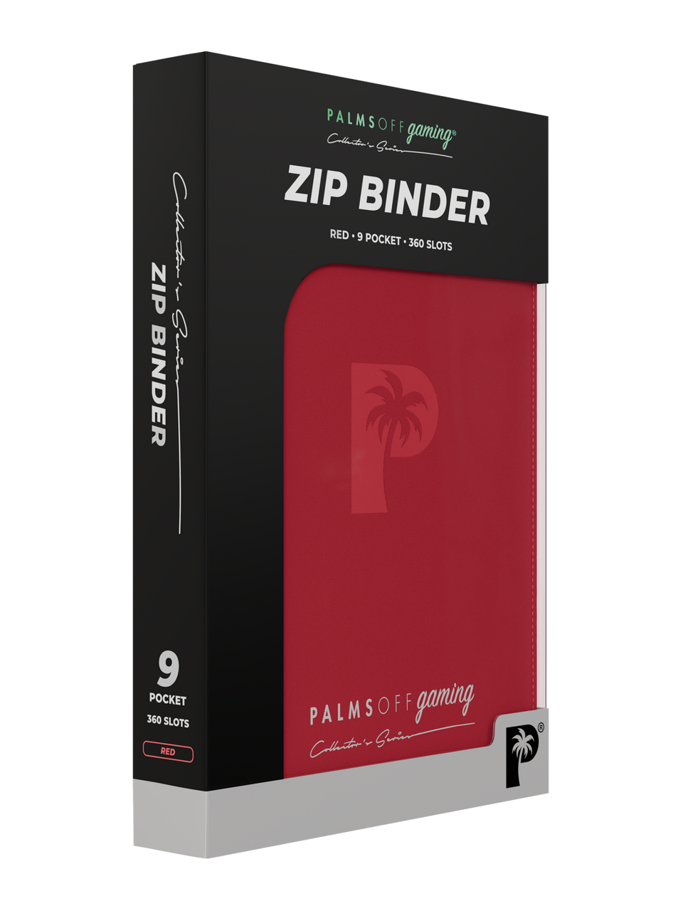 Collector's Series 9 Pocket Zip Binder - Red - Packaging