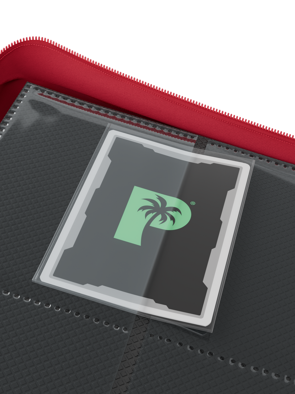 Collector's Series 9 Pocket Zip Binder - Red - Card Pockets