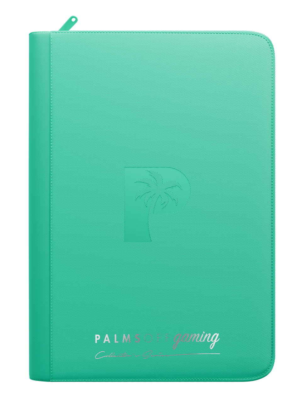 Collector's Series 9 Pocket Zip Binder - Turquoise - Front View