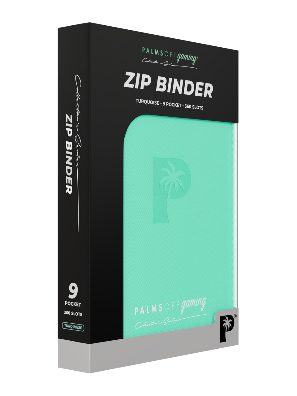 Collector's Series 9 Pocket Zip Binder - Turquoise - Packaging