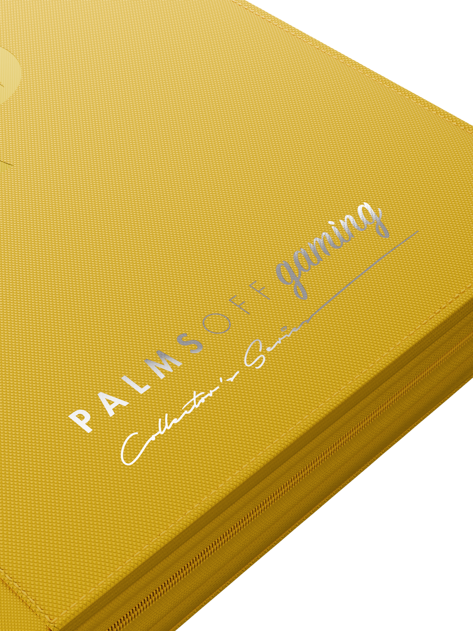 Collector's Series 9 Pocket Zip Binder - Yellow - Logo Detail