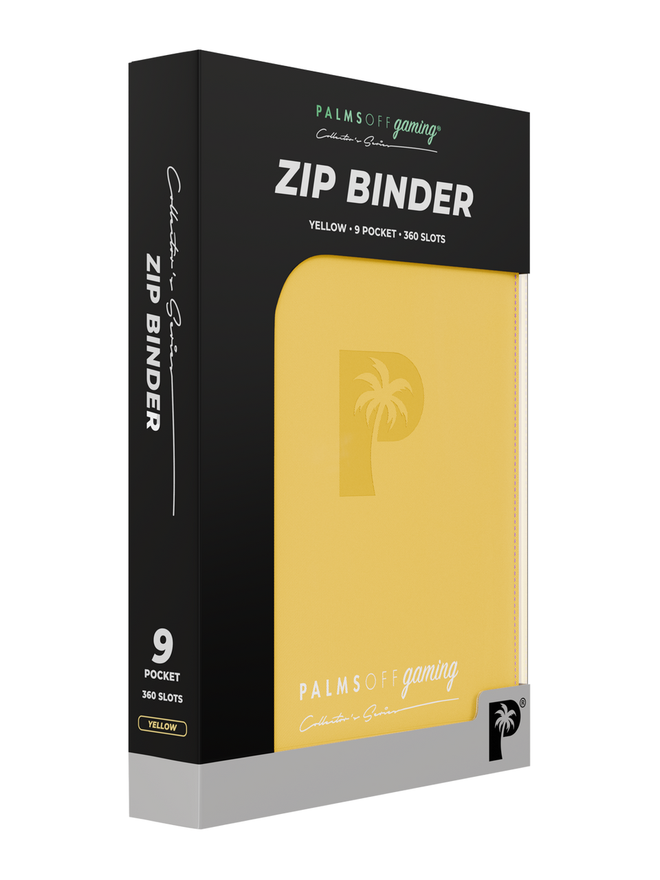 Collector's Series 9 Pocket Zip Binder - Yellow - Packaging