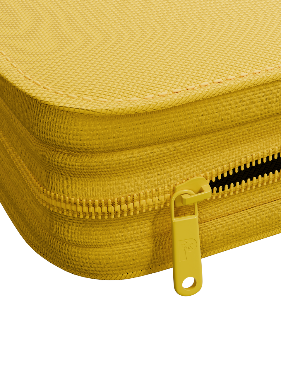 Collector's Series 9 Pocket Zip Binder - Yellow - Zipper Detail