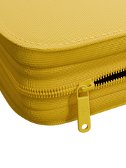 Collector's Series 9 Pocket Zip Binder - Yellow - Zipper Detail