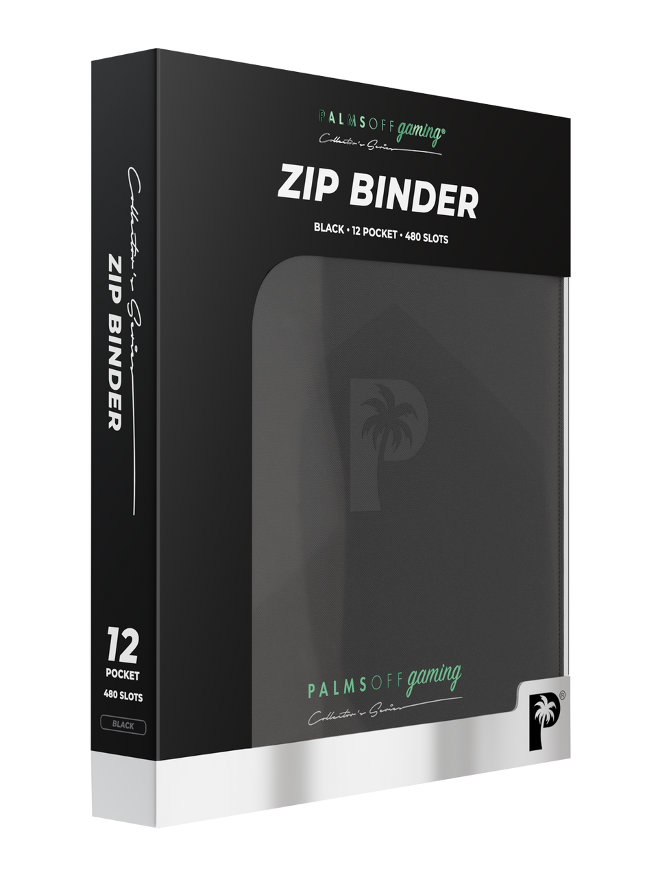 Collector's Series 12 Pocket Zip Binder - Black - Packaging