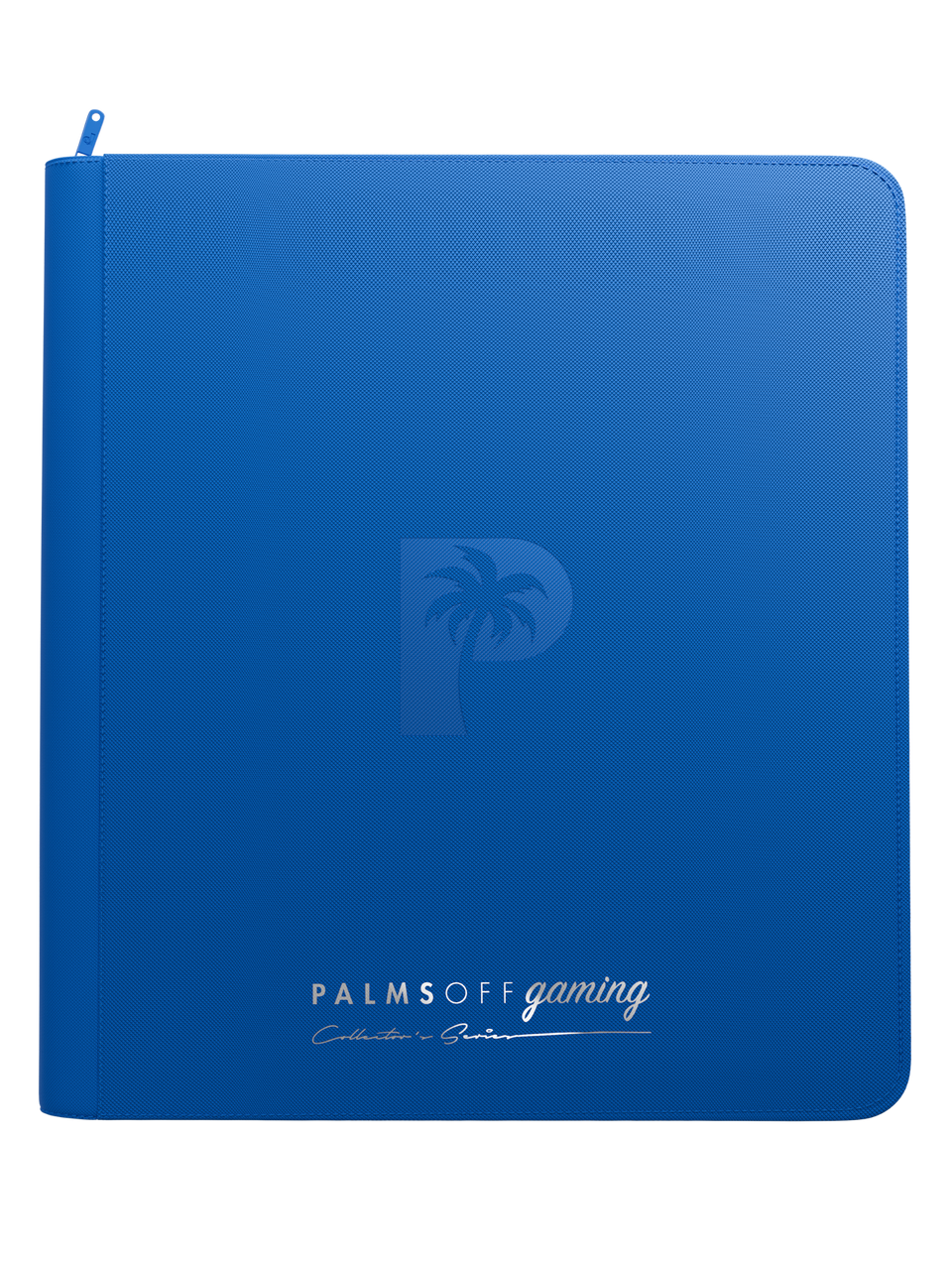 Collector's Series 12 Pocket Zip Binder - Blue - Front View