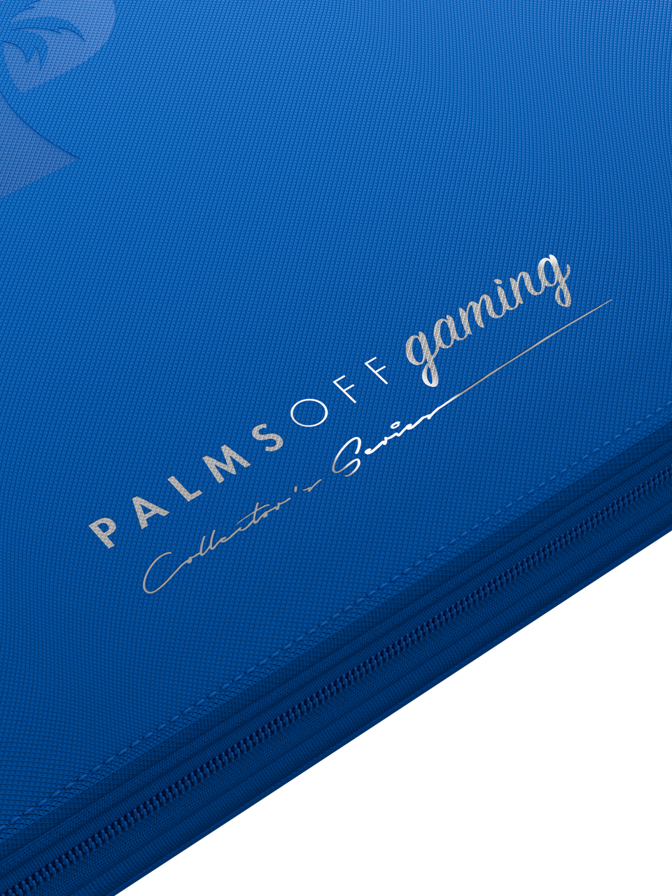 Collector's Series 12 Pocket Zip Binder - Blue - Logo Detail