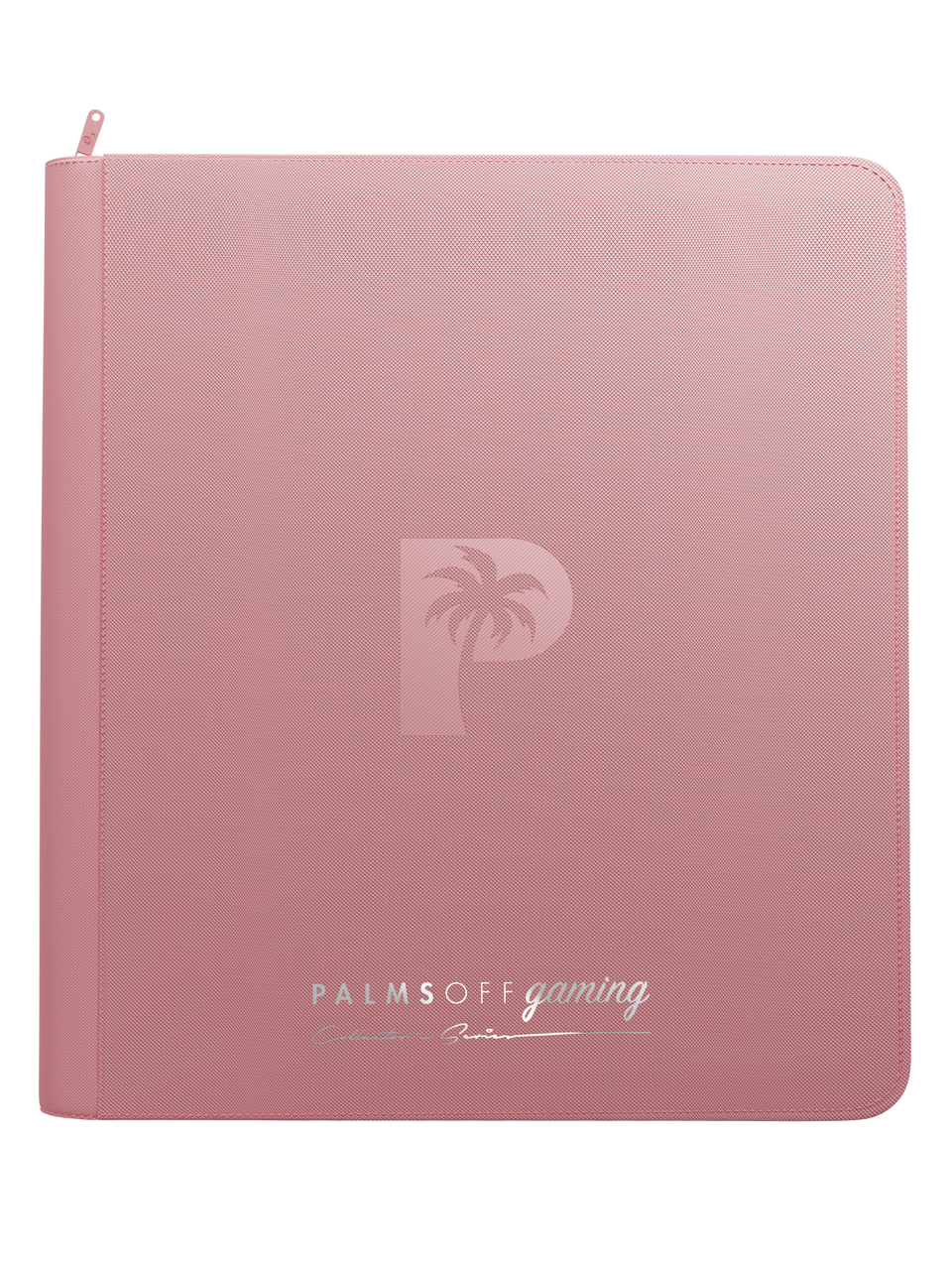 Collector's Series 12 Pocket Zip Binder - Pink - Front View