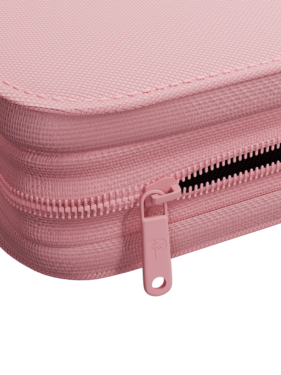 Collector's Series 12 Pocket Zip Binder - Pink - Zipper Detail