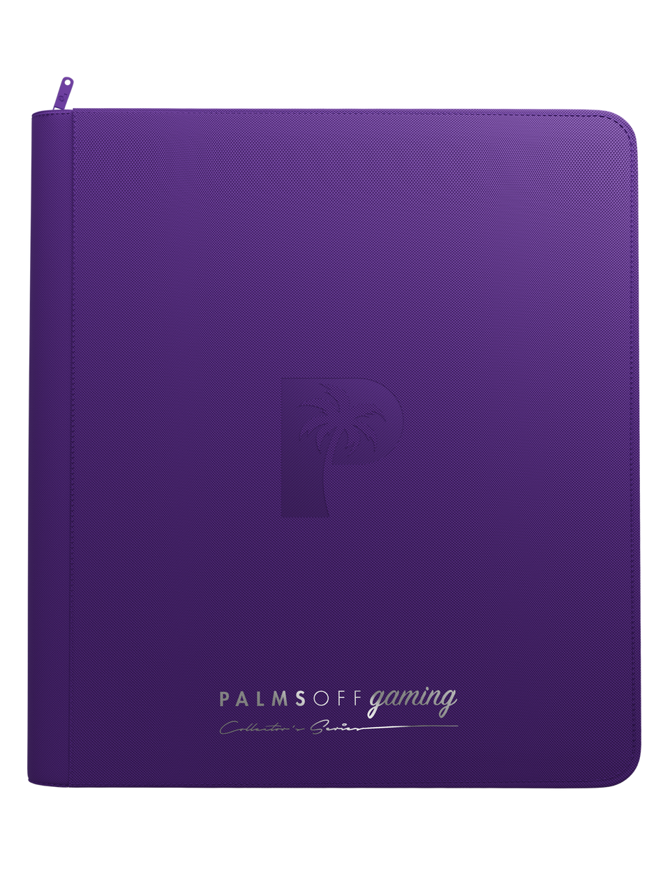 Collector's Series 12 Pocket Zip Binder - Purple - Front View