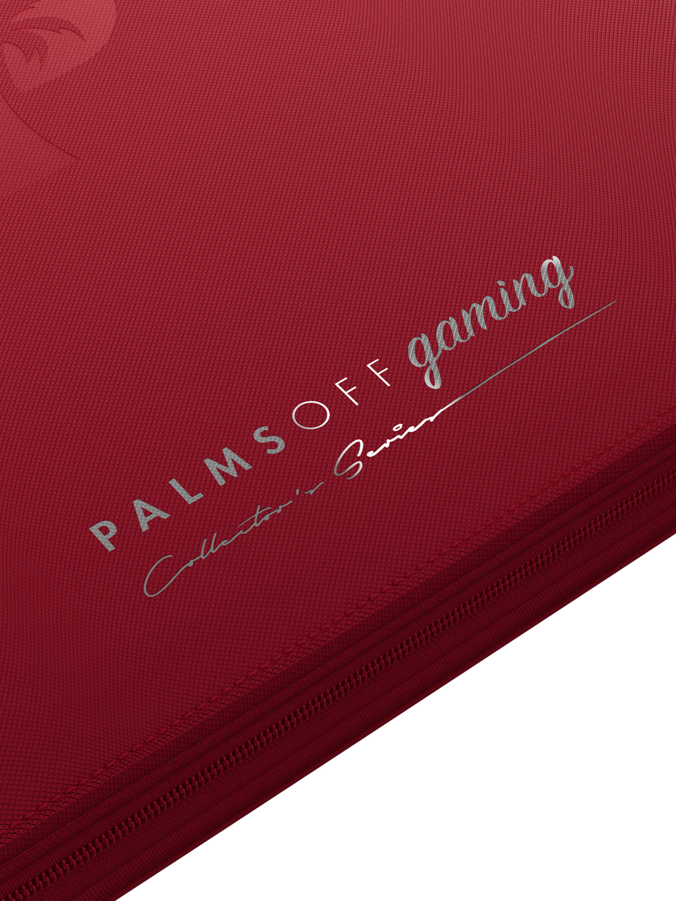Collector's Series 12 Pocket Zip Binder - Red - Logo Detail