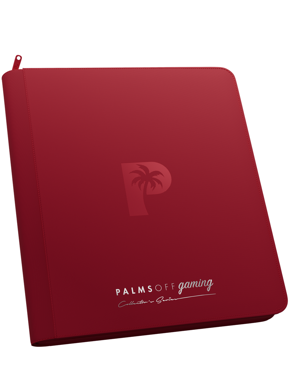 Collector's Series 12 Pocket Zip Binder - Red