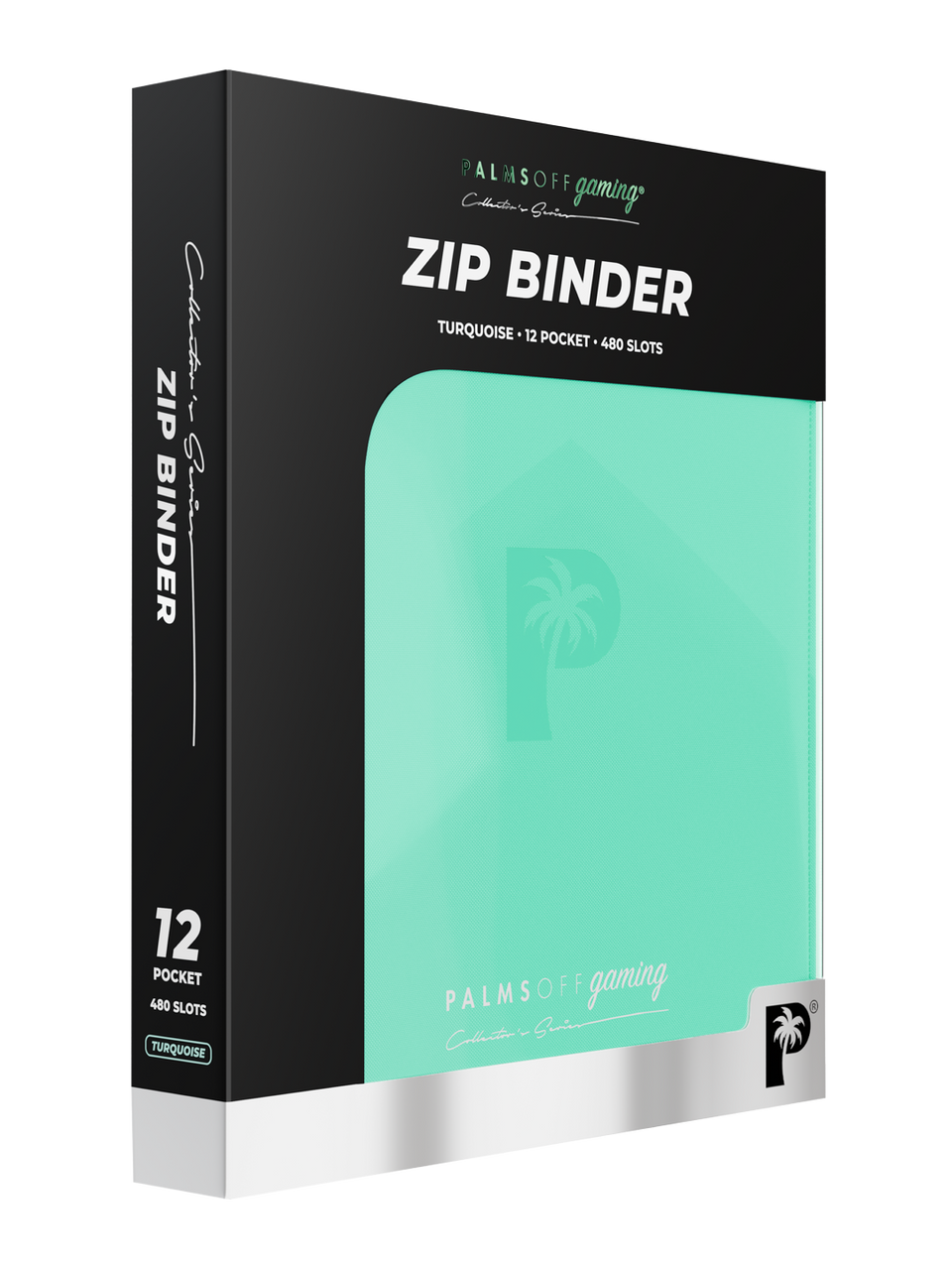 Collector's Series 12 Pocket Zip Binder - Turquoise - Packaging