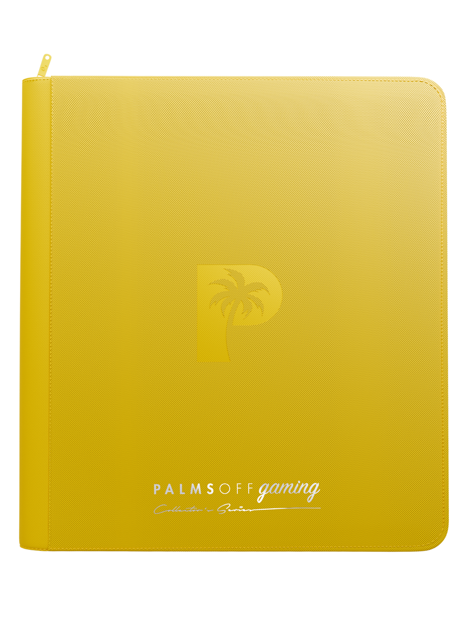 Collector's Series 12 Pocket Zip Binder - Yellow - Front View