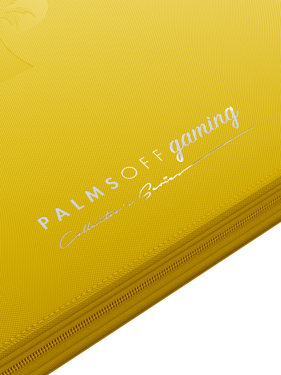 Collector's Series 12 Pocket Zip Binder - Yellow - Logo Detail