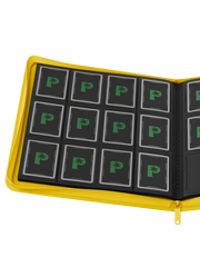 Collector's Series 12 Pocket Zip Binder - Yellow - Open Spread