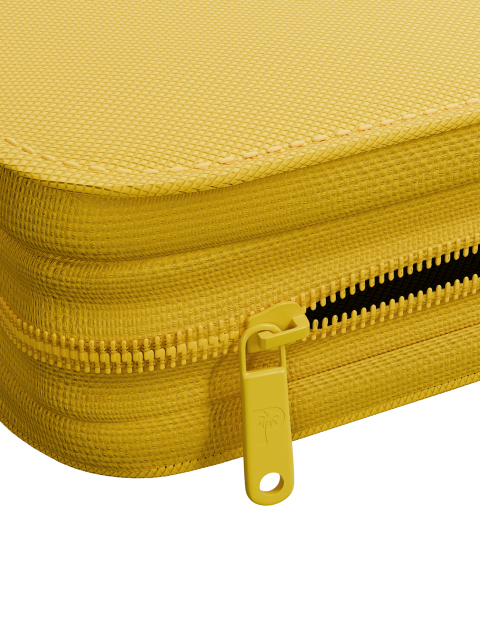 Collector's Series 12 Pocket Zip Binder - Yellow - Zipper Detail